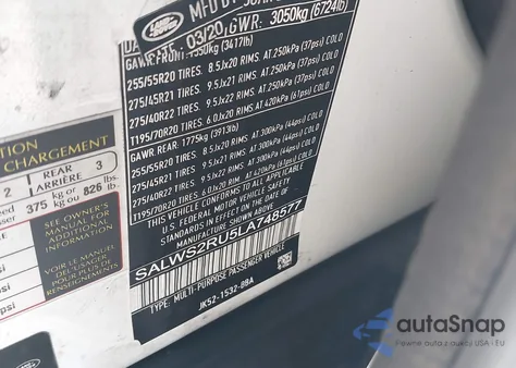 2019 Land Rover Range Rover Sport Hst Mhev from USA, damaged, VIN SALWS2SU9KA873364